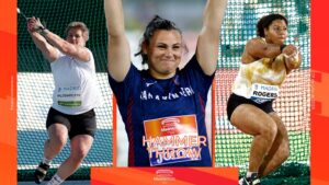 Tridente espectacular en la prueba femenina de martillo: Wlodarczyk, Rogers y Fantini, cara a cara en Vallehermoso