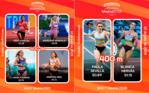 Un 400 m femenino mágico sobre el tartán verde de Vallehermoso