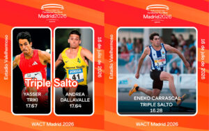 Triple salto masculino… y a volar